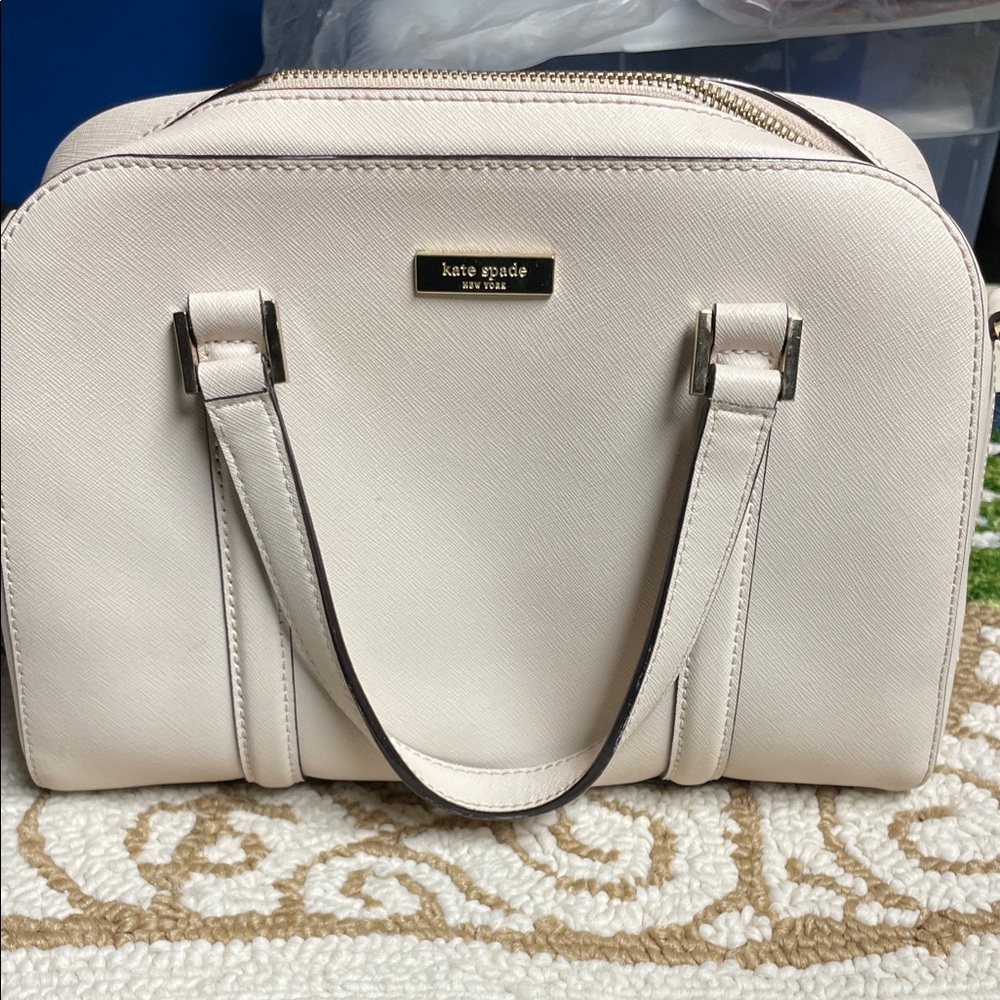 Kate Spade Cream Satchel Bag